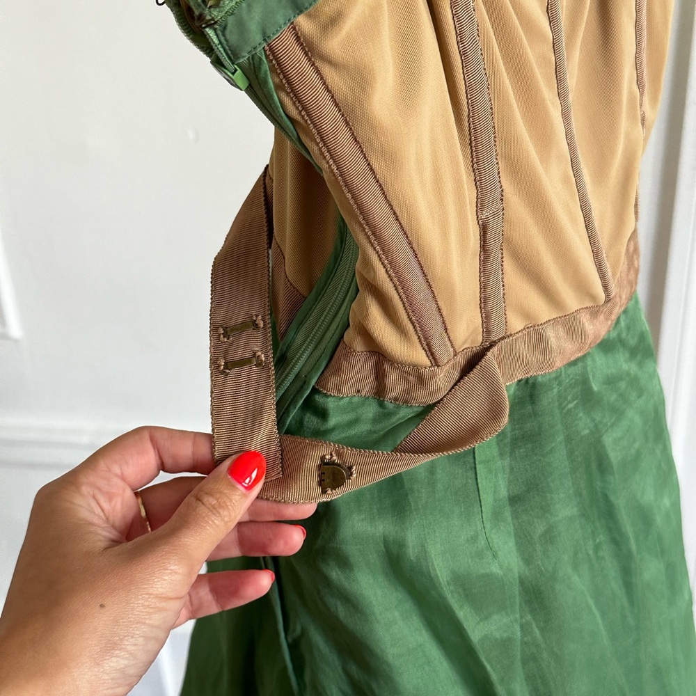 SOLD 🔴 NWT Ulla Johnson Polline Dress in green. Size 2 - Picture 6 of 6